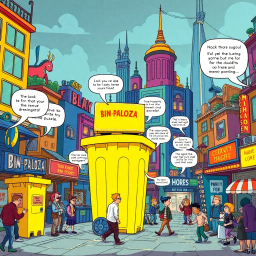 Whose Bin is it Anyway? - Text-based game