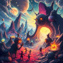 Spectrum Wars: Which Dimension Is It Anyway? - Text-based game