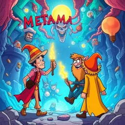 Metamayhem: Whose Adventure is it Anyway? - Text-based game