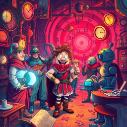 Chronocrack: Whose Time Is It Anyway? - Text-based game