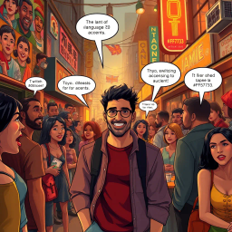 Code-Switch Chronicles: Whose Hello Is It Anyway? - Text-based game