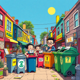 Whose Bin Is It Anyway? - Text-based game