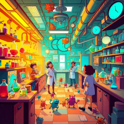 Lab Rascals: Who's the Genius Now? - Text-based game