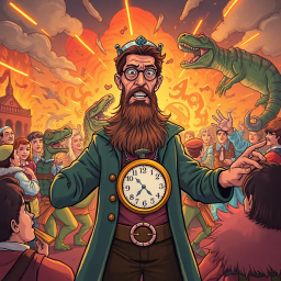 Chronochaos: Whose Time Is It Anyway? - Text-based game