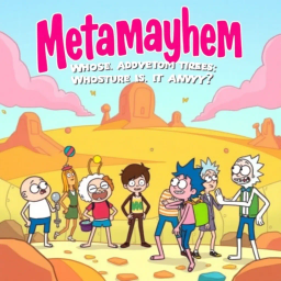 Metamayhem: Whose Adventure Is It Anyway? - Text-based game