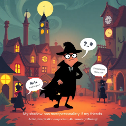Whose Shadow Is It Anyway? - Text-based game