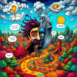 Ego Odyssey: Whose Adventure is it Anyway? - Text-based game