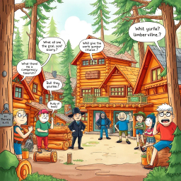 Log Jammin': Who's Logs Are These Anyway? - Text-based game