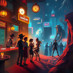 Chronochums: Who's There? - Text-based game