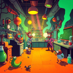 Lab Rascals: Who's the Genius Now? - Text-based game