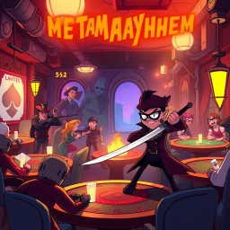 MetaMayhem: Whose Adventure is it Anyway? - Text-based game