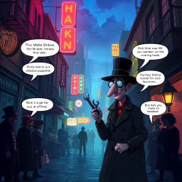 Whose Shadow is it Anyway? - Text-based game