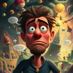 Metamayhem: Whose Adventure Is It Anyway? - Text-based game