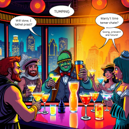 ChronoCocktail: Whose Time Is It Anyway? - Text-based game