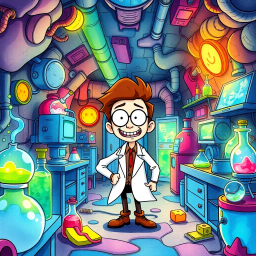 Lab Rascals: Who's the Genius Now? - Text-based game