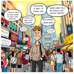 Code Switch Chronicles: Whose Hello Is It Anyway? - Text-based game