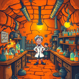 Lab Rascals: Who's the Genius Now? - Text-based game