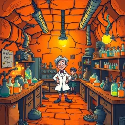 Lab Rascals: Who's the Genius Now? - Text-based game