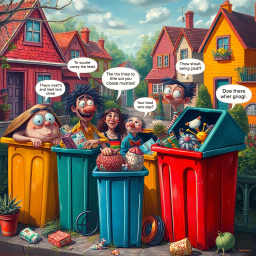 Whose Bin Is It Anyway? - Text-based game