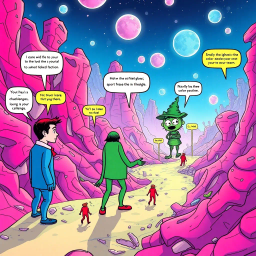 Spectrum Wars: Which Dimension is it Anyway? - Text-based game