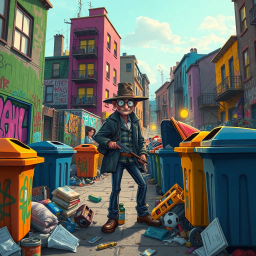 Whose Bin Is It Anyway? - Text-based game