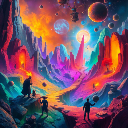 Spectrum Wars: Which Dimension Is It Anyway? - Text-based game