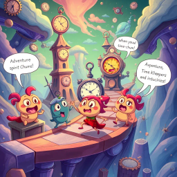 ChronoChums: Who's There? - Text-based game