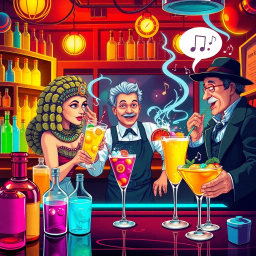 ChronoCocktail: Whose Time Is It Anyway? - Text-based game
