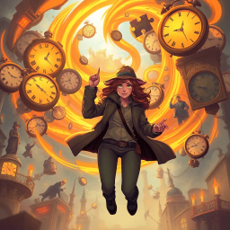 Chronochums: Who's There? - Text-based game