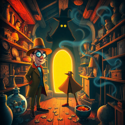 Chronochums: Who's There? - Text-based game