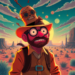 Metamayhem: Whose Adventure Is It Anyway? - Text-based game