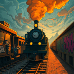 Railroad Rumble: The Last Dispatch - Text-based game