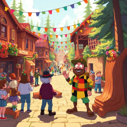 Log Jammin' Mystery - Text-based game