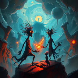 Dream Duelists: Whose Nightmare is it Anyway? - Text-based game