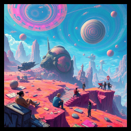 Spectrum Wars: Which Dimension is It Anyway? - Text-based game