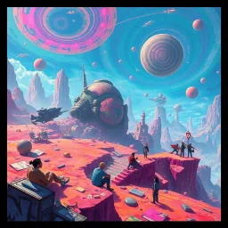 Spectrum Wars: Which Dimension is It Anyway? - Text-based game
