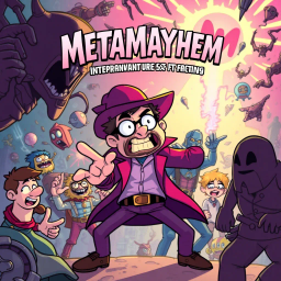 Metamayhem: Whose Adventure Is It Anyway? - Text-based game