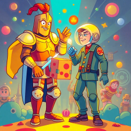 Metamayhem: Whose Adventure is it Anyway? - Text-based game