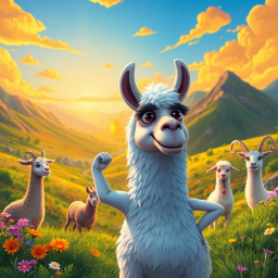 LlamaDrama: The Quest for the Golden Hoof - Text-based game