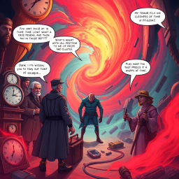 ChronoChase: Whose Time Is It Anyway? - Text-based game