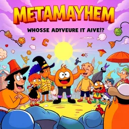 Metamayhem: Whose Adventure Is It Anyway? - Text-based game