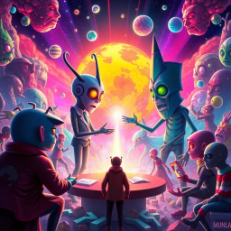 Spectrum Wars: Which Dimension Is It Anyway? - Text-based game