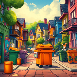 Whose Bin Is It Anyway? - Text-based game