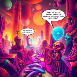 Spectrum Wars: Whose Dimension Is It Anyway? - Text-based game