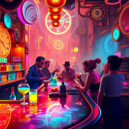 ChronoCocktail: Whose Time Is It Anyway? - Text-based game