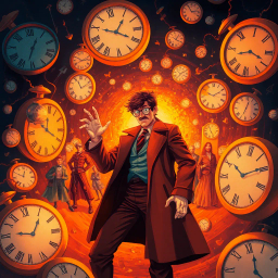 ChronoChums: Who's There? - Text-based game