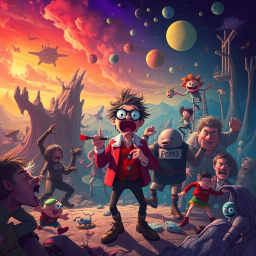 Metamayhem: Whose Adventure Is It Anyway? - Text-based game