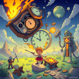 Chronochaos: Whose Time Is It Anyway? - Text-based game