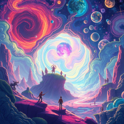 Spectrum Wars: Which Dimension Is It Anyway? - Text-based game