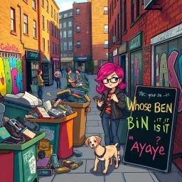 Whose Bin Is It Anyway? - Text-based game
